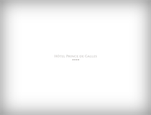 Tablet Screenshot of princedegalles.com